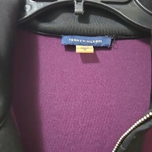 Tommy Hilfiger Women's Purple and black dress
